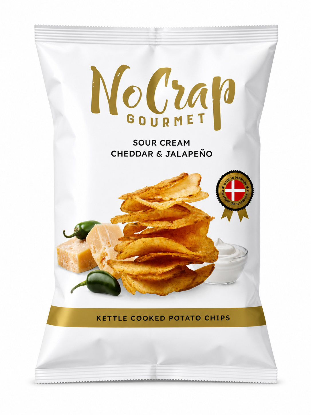 No Crap Gourmet Sour Cream, Cheddar & Jalapeño