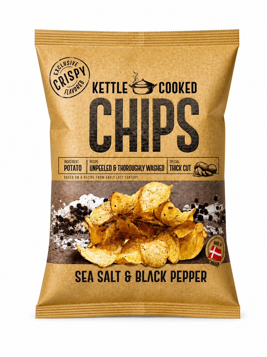 Kettle Cooked Sea Salt & Black Pepper