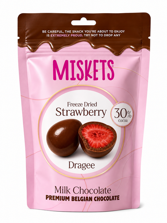 Miskets Strawberry Dragee